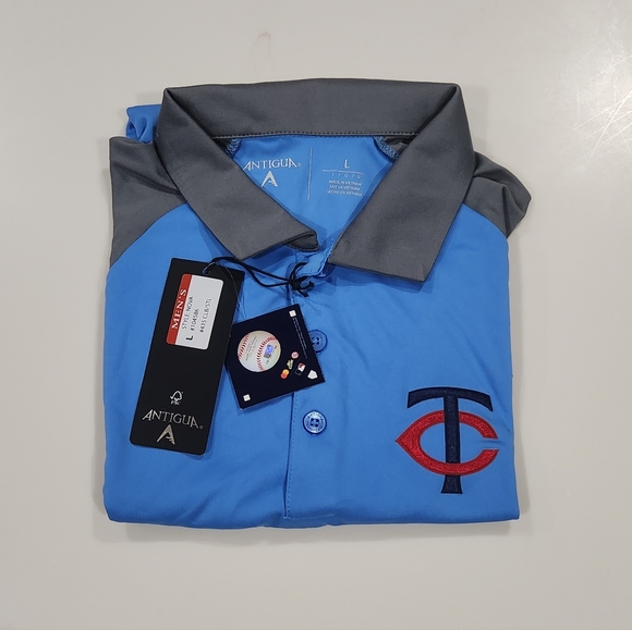 MINNESOTA TWINS|Antigua Nova Dri Fit Pullover Polo|Men's Large|Brand New w/Tags - Picture 6 of 6